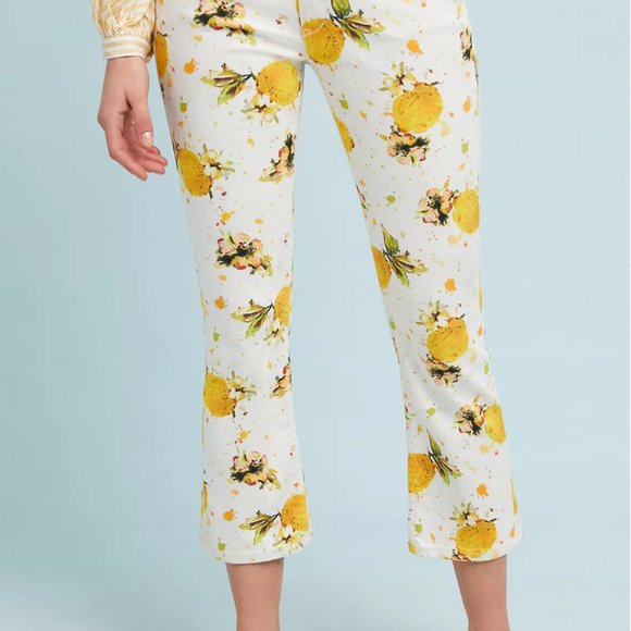 Floral Print Women's Pants - Picture 4 of 6